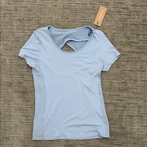 Track & Field Sky Blue Short Sleeve Tee